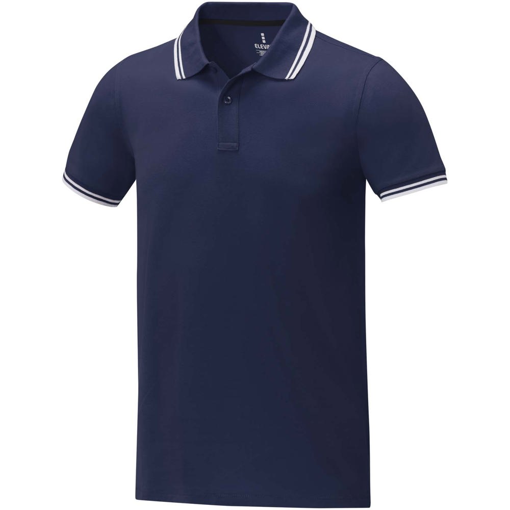 Amarago Polo mit abgesetztem Rand für Herren navy