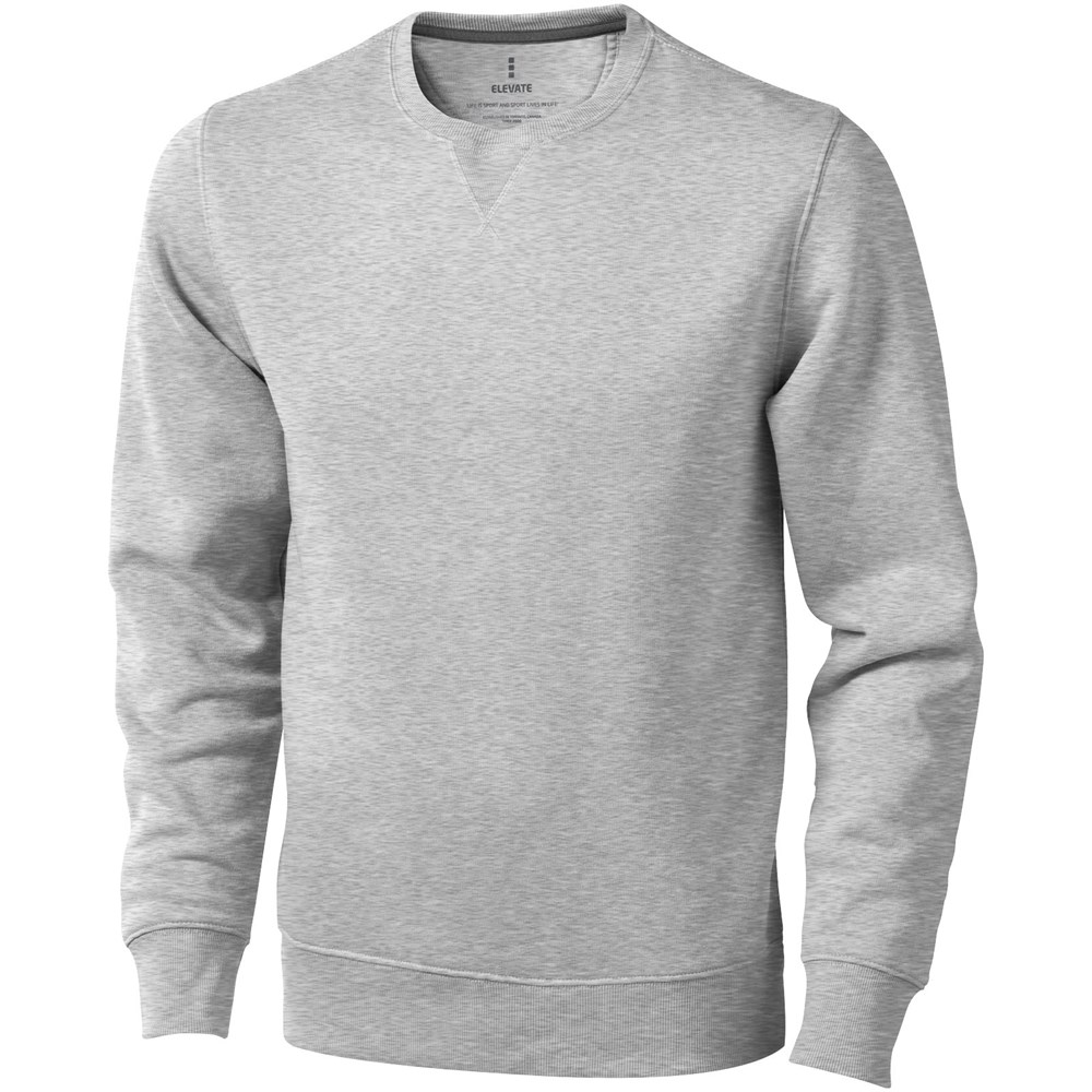 Surrey Sweatshirt mit Rundhalsausschnitt Unisex grau meliert