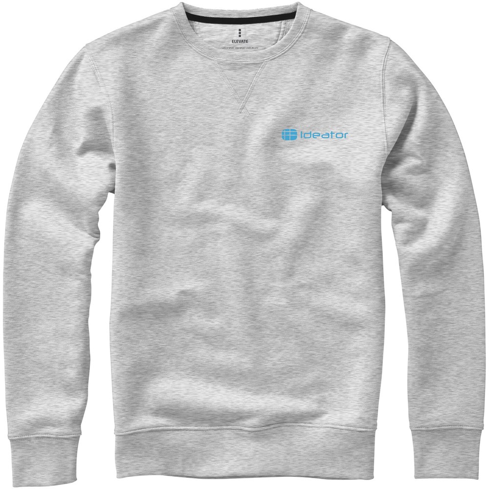 Surrey Sweatshirt mit Rundhalsausschnitt Unisex grau meliert