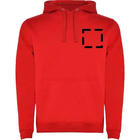 Urban Kapuzenpullover für Herren rot