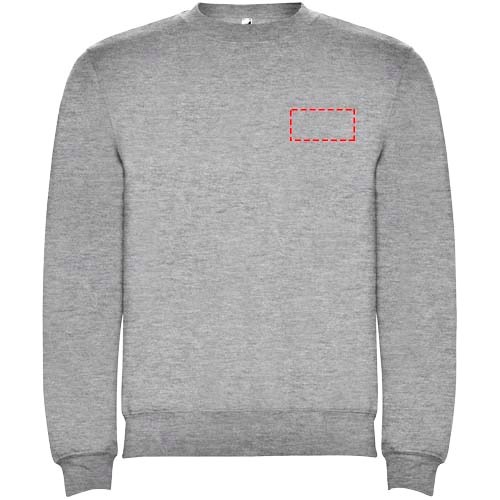 Clasica Sweatshirt mit Rundhalsausschnitt für Kinder Marl Grey