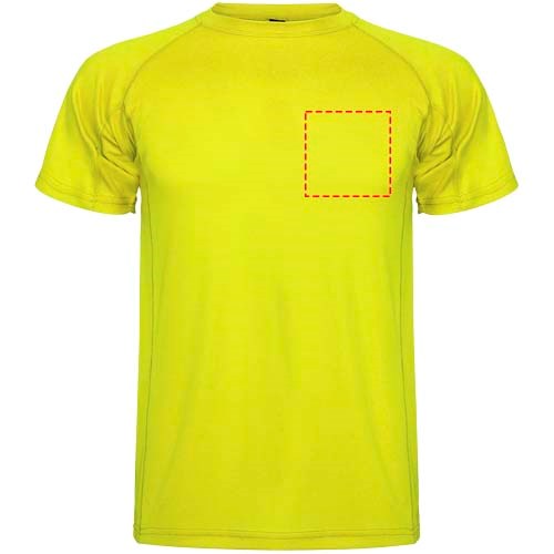 Montecarlo Sport T-Shirt für Herren Fluor Yellow