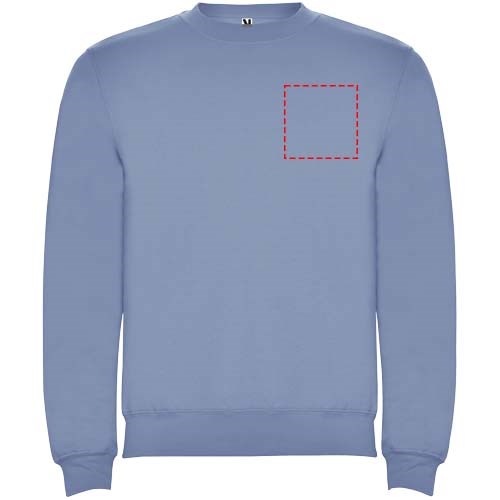 Clasica Sweatshirt mit Rundhalsausschnitt Unisex Zen Blue