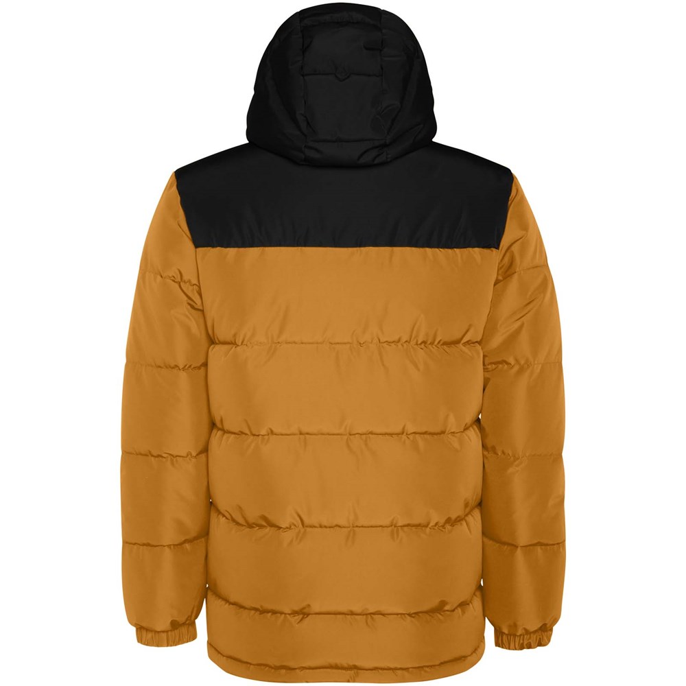 Tallin Steppjacke Unisex Curry Yellow, schwarz