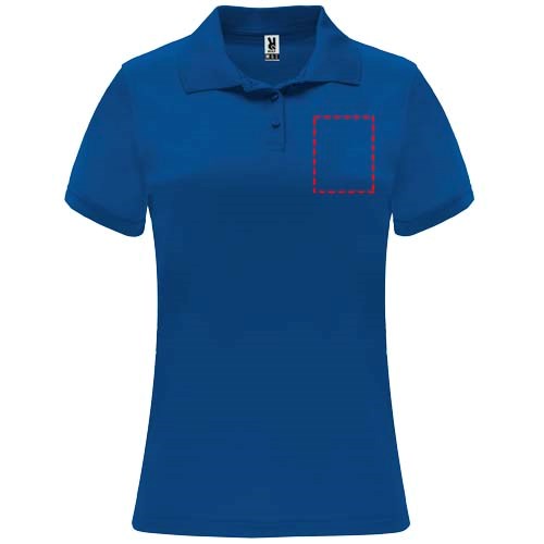 Monzha Sport Poloshirt für Damen royalblau