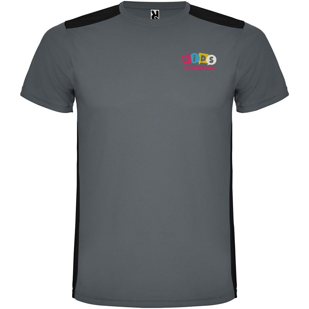 Detroit Sport T-Shirt für Kinder Ebony, schwarz