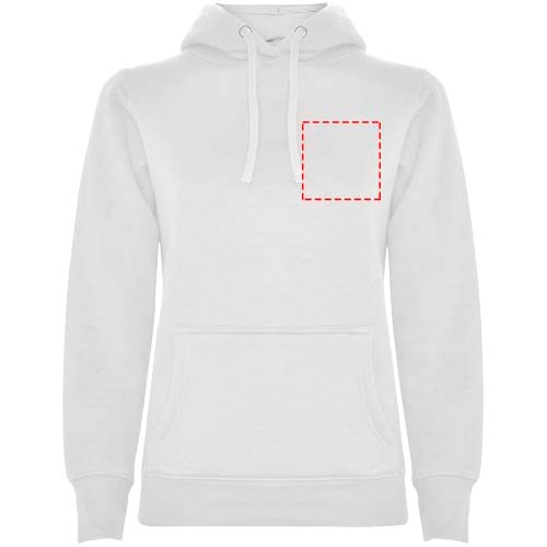 Urban Kapuzenpullover für Damen weiss