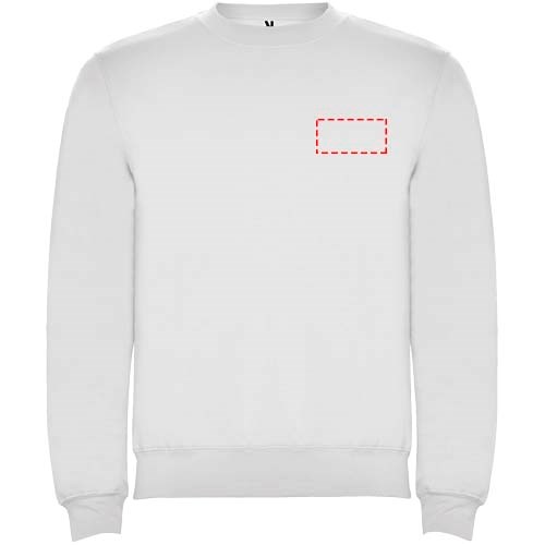 Clasica Sweatshirt mit Rundhalsausschnitt für Kinder weiss