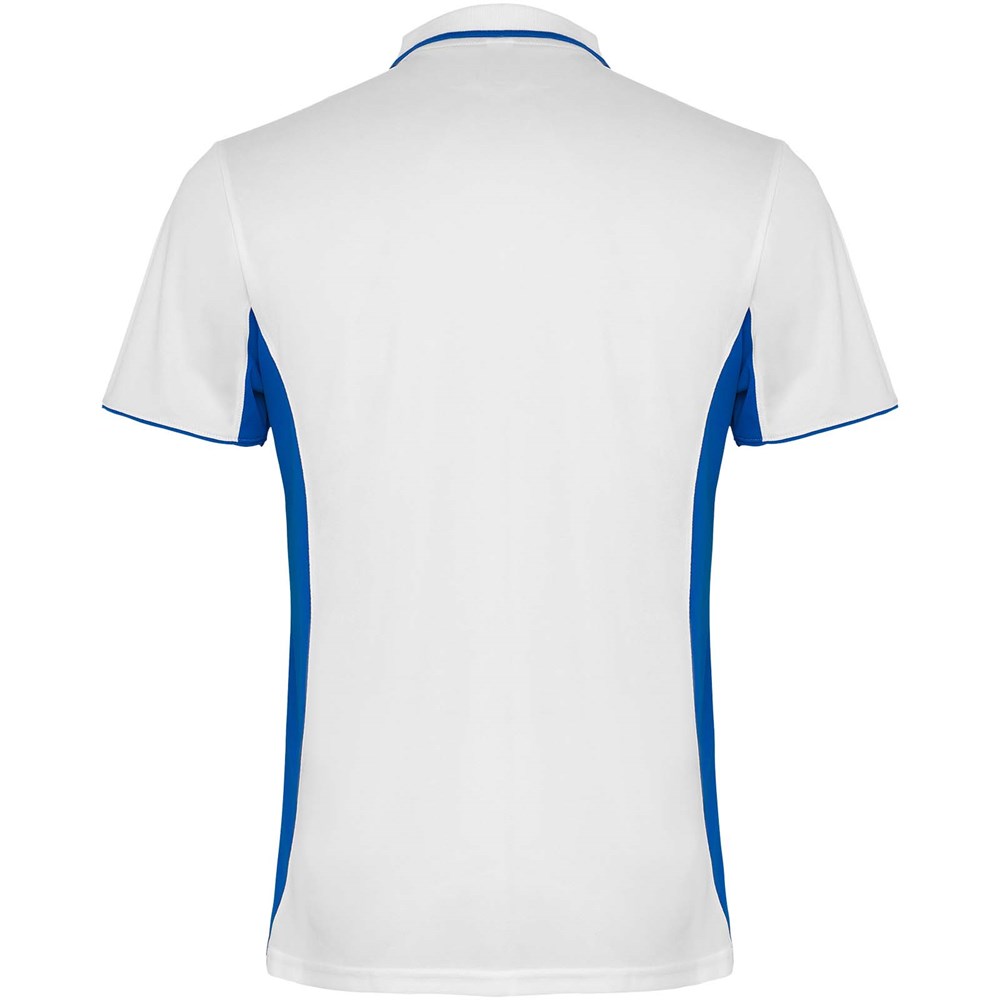 Montmelo Sport Poloshirt Unisex weiss, royalblau