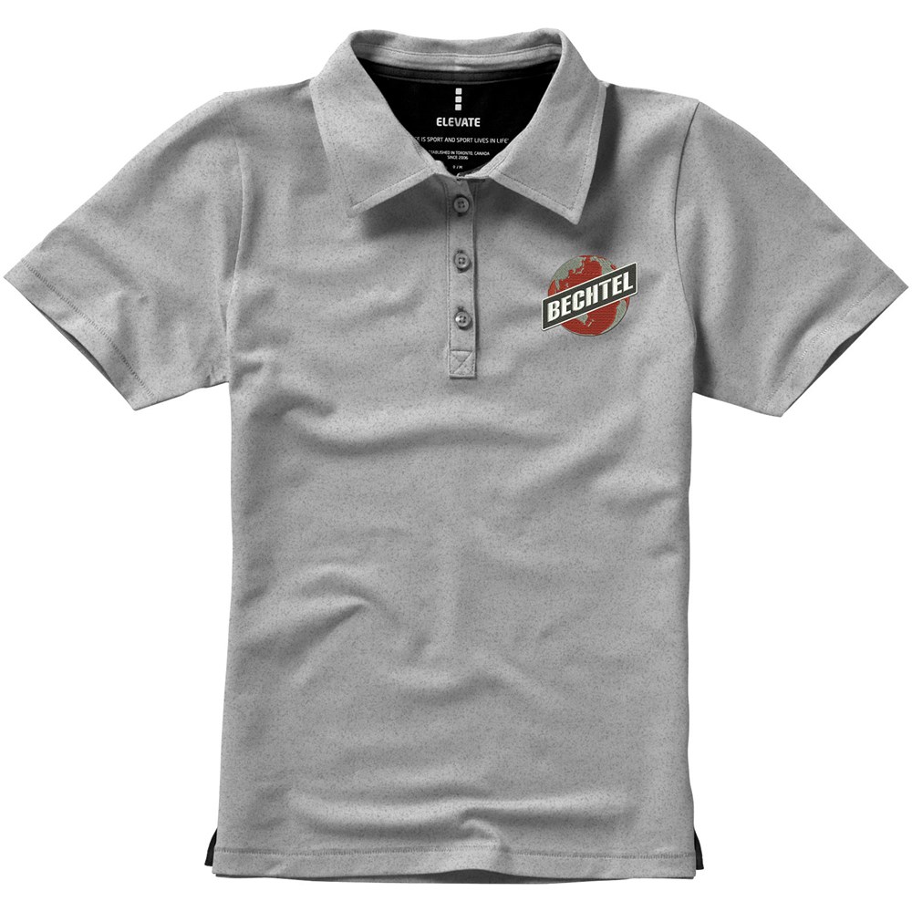 Markham Stretch Poloshirt für Damen grau meliert