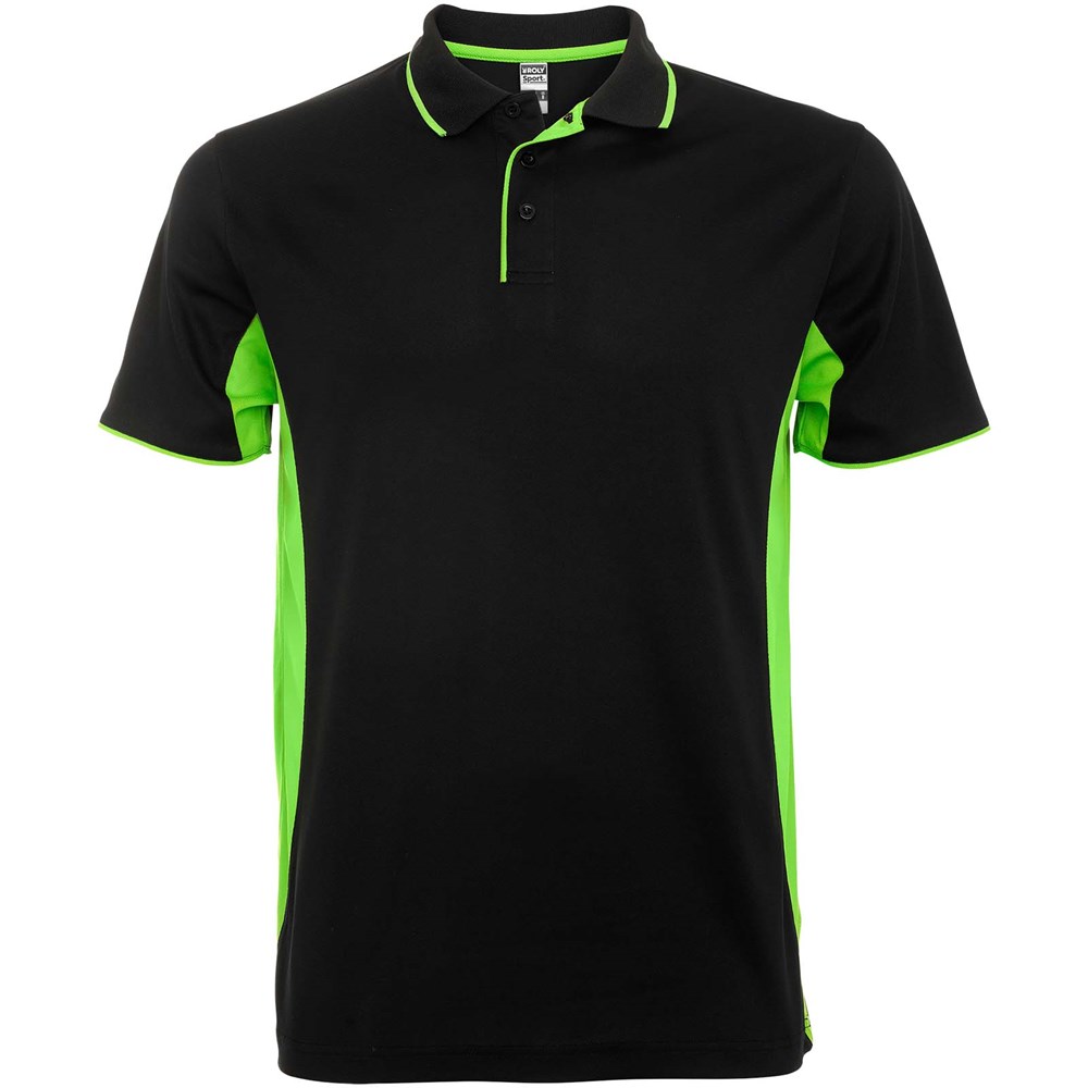 Montmelo Sport Poloshirt Unisex schwarz, limone