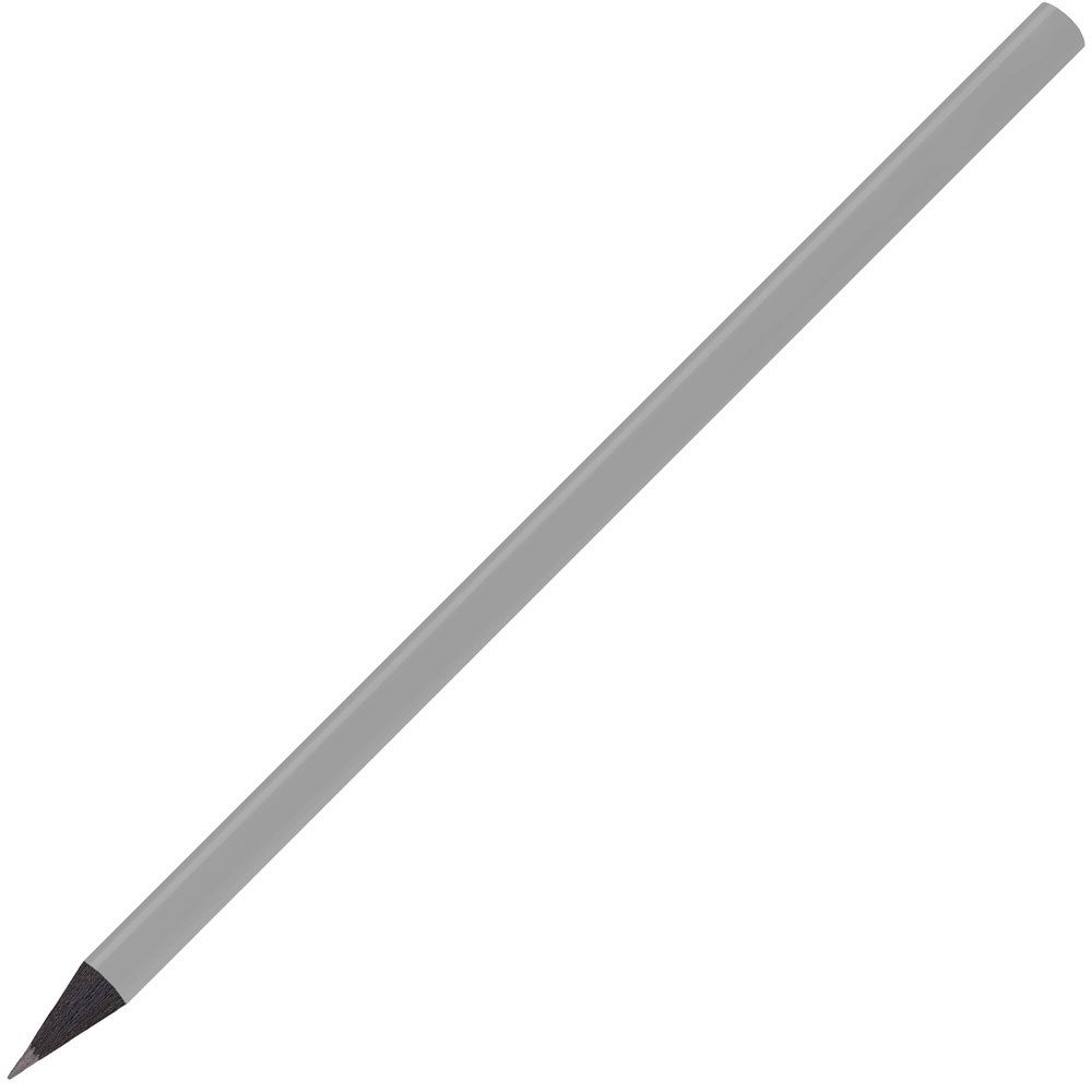 schwarz gefärbter Bleistift, lackiert, rund
