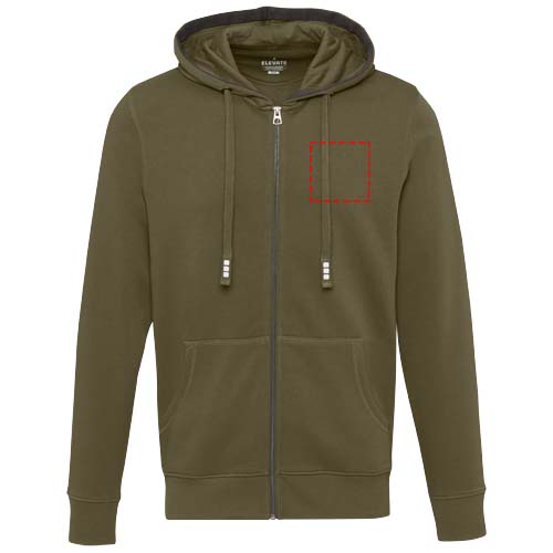 Arora Kapuzensweatjacke für Herren Forest Green2