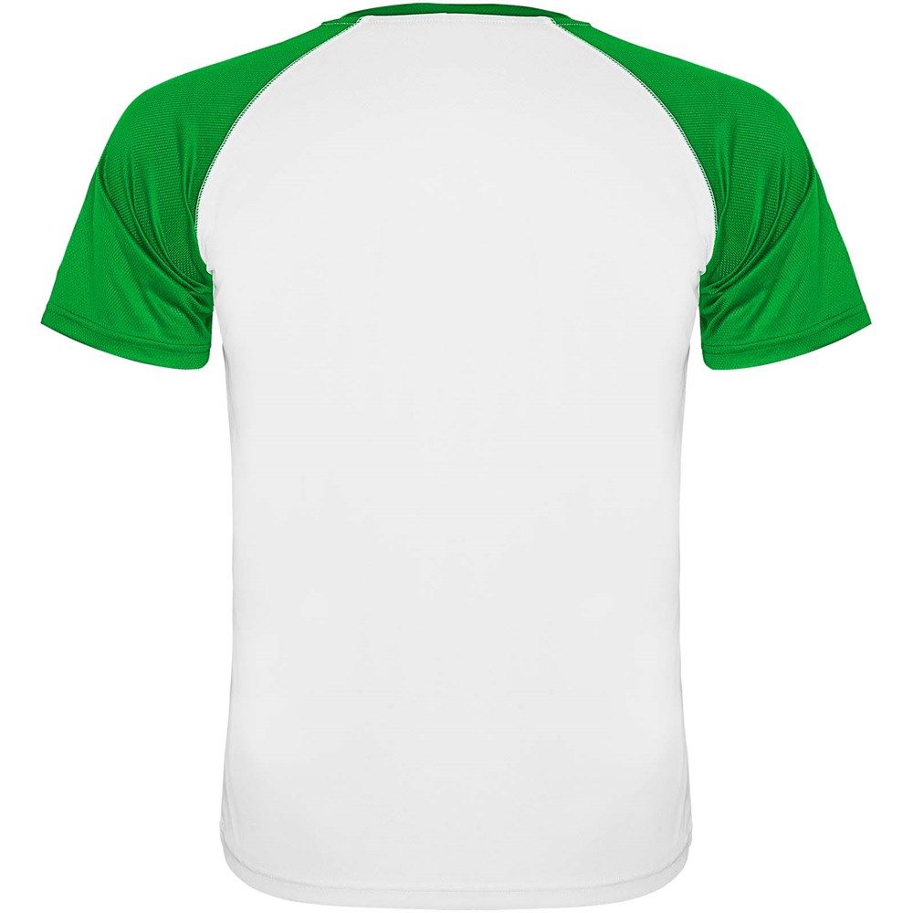 Indianapolis T-Shirt Unisex aus recyceltem Material weiss, farngrün