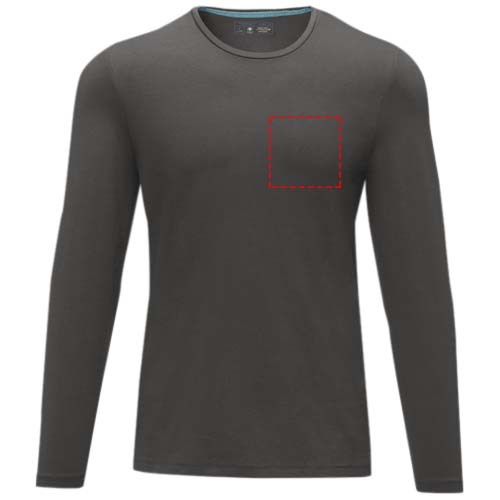 Ponoka Langarmshirt für Herren storm grey