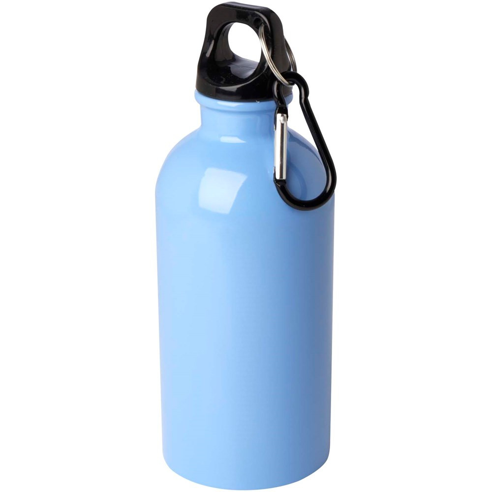 Oregon 400 ml RCS-zertifizierte, einwandige Trinkflasche aus Edelstahl mit Karabinerhaken