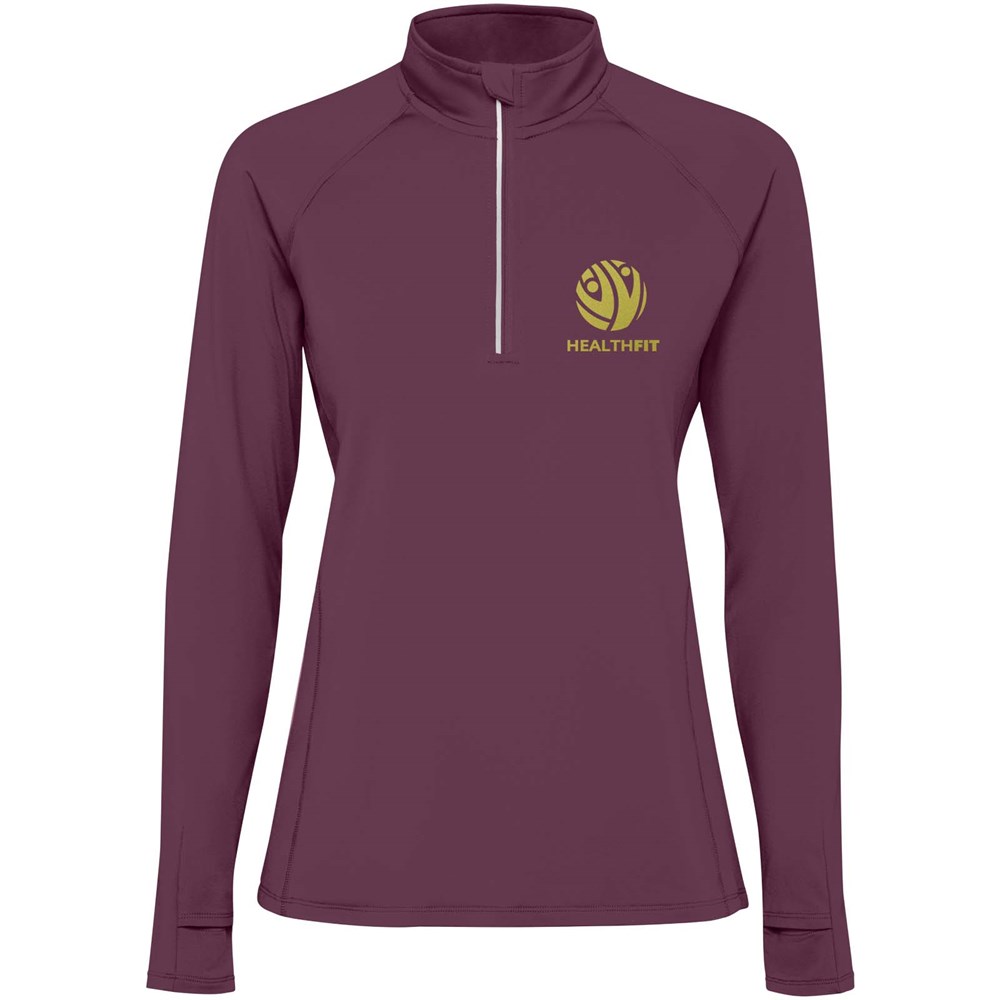 Estambul Half-Zip Sweatshirt für Damen Plum red