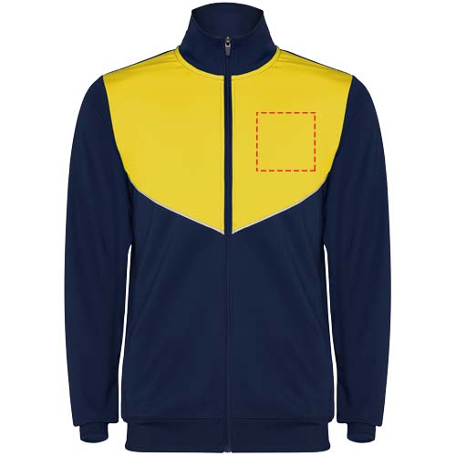 Evans Trainingsanzug Unisex Navy Blue, gelb