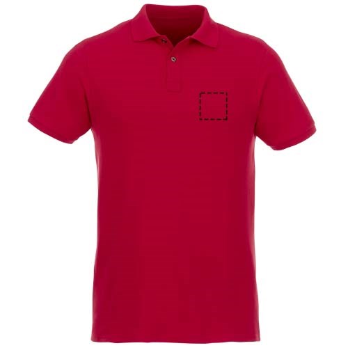 Beryl Poloshirt aus Bio-Recyclingmaterial für Herren rot