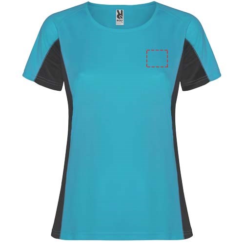 Shanghai Sport T-Shirt für Damen türkis, Dark Lead