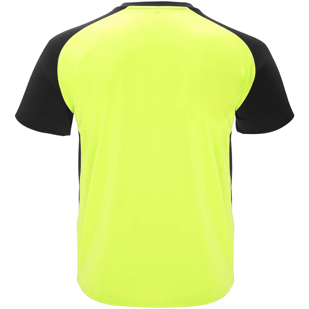 Bugatti Sport T-Shirt für Kinder Fluor Yellow, schwarz