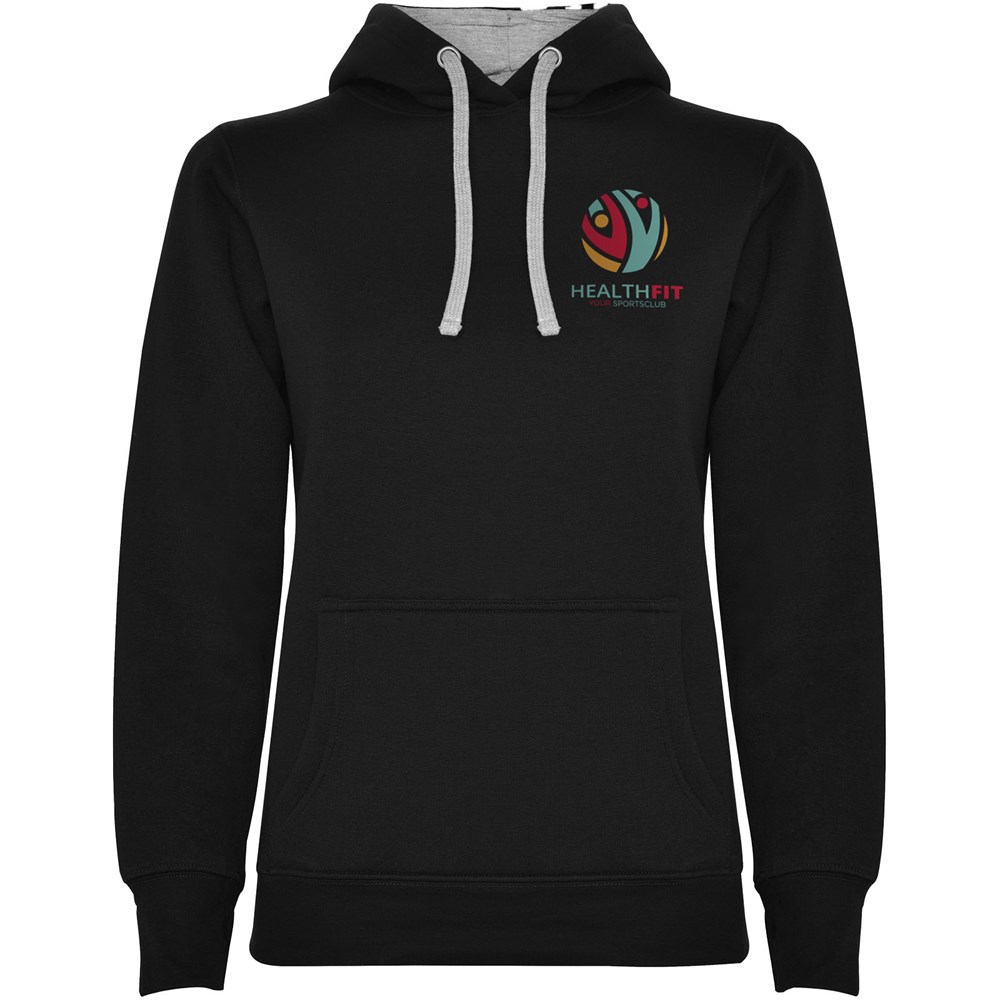Urban Kapuzenpullover für Damen schwarz, Marl Grey