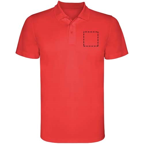 Monzha Sport Poloshirt für Kinder rot