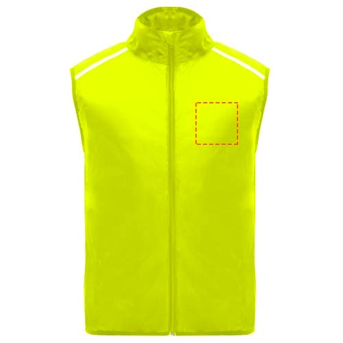 Jannu leichte Laufweste Unisex Fluor Yellow
