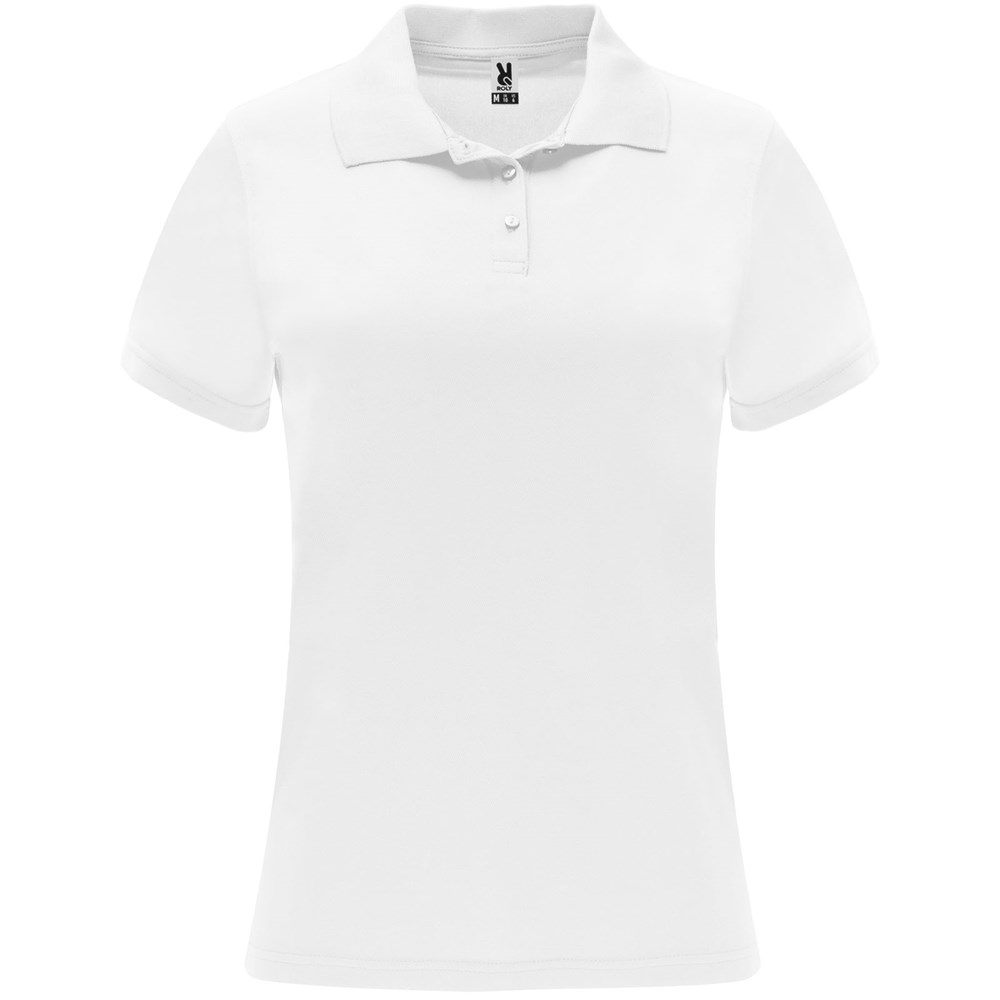 Monzha Sport Poloshirt für Damen weiss