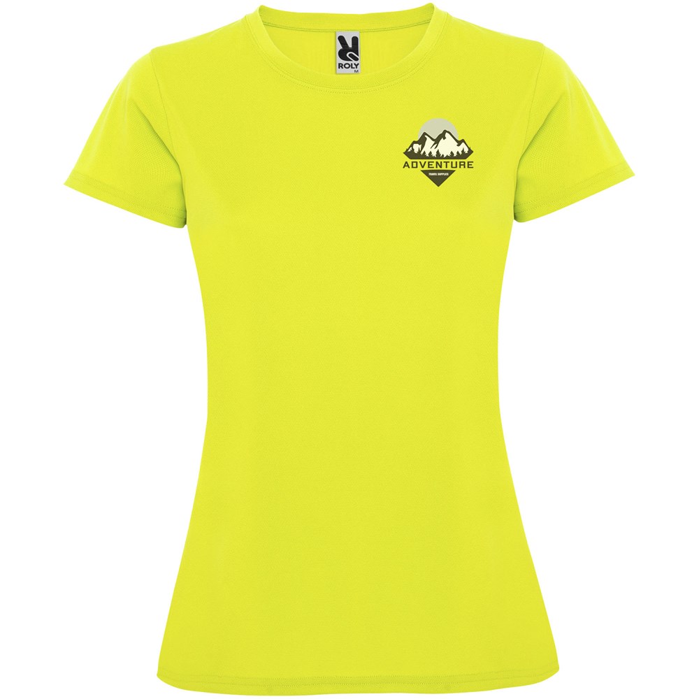 Montecarlo Sport T-Shirt für Damen Fluor Yellow