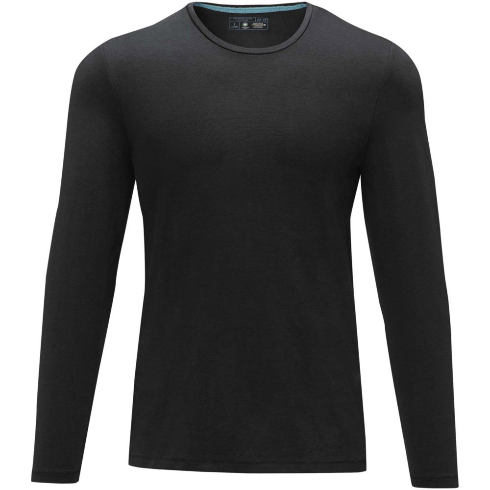 Ponoka Langarmshirt für Herren schwarz