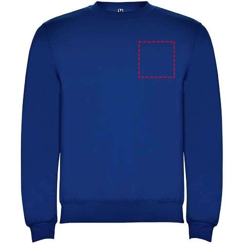 Clasica Sweatshirt mit Rundhalsausschnitt Unisex royalblau