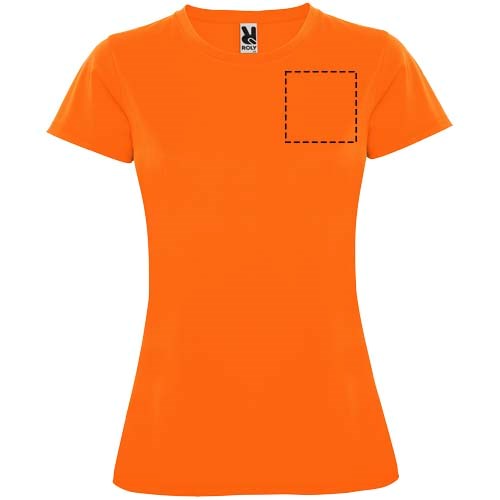 Montecarlo Sport T-Shirt für Damen Fluor Orange