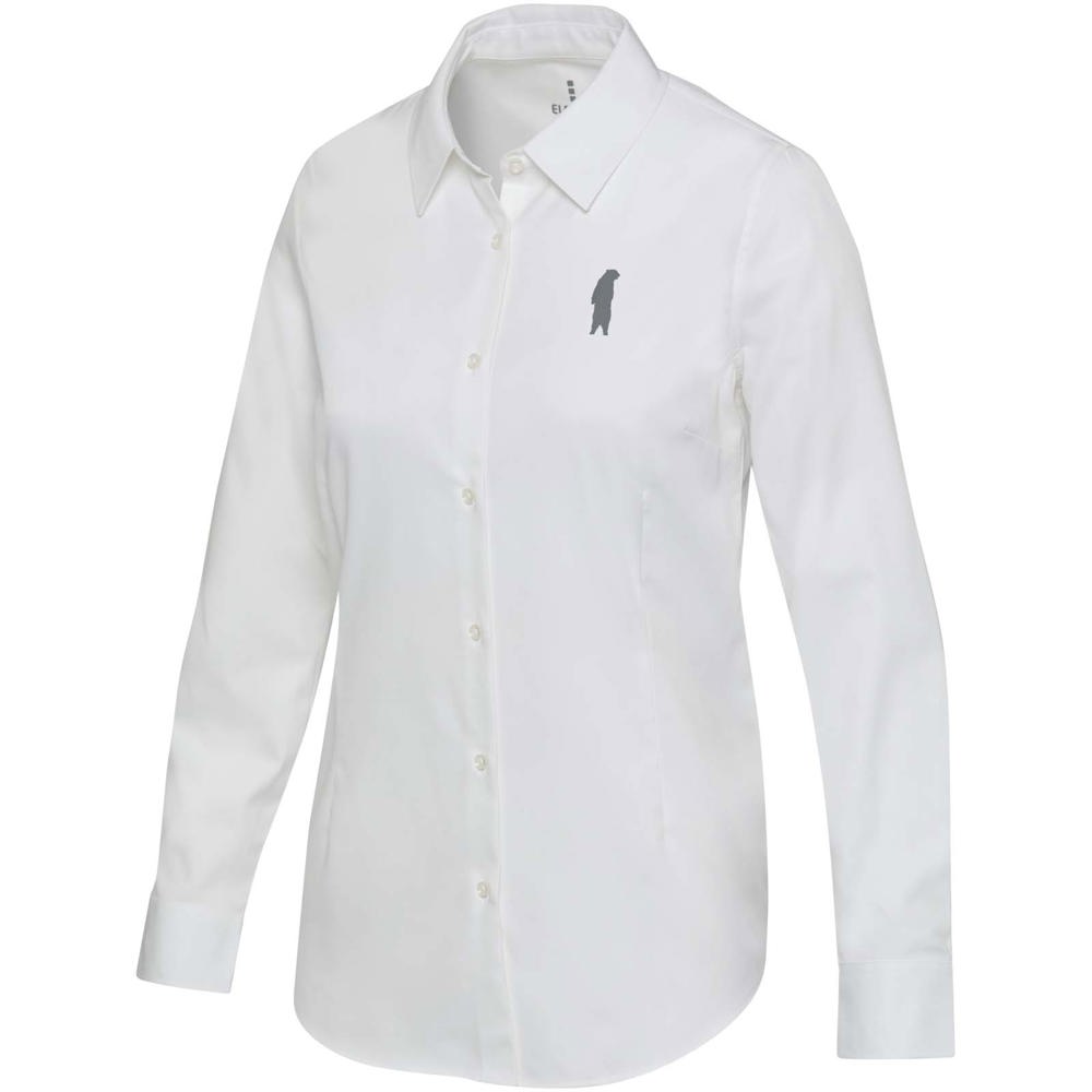 Citrine Twill Bluse weiss