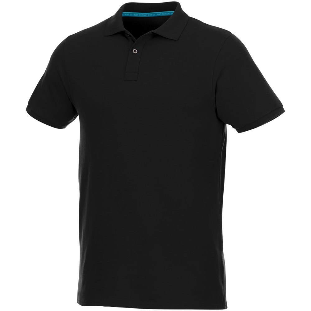 Beryl Poloshirt aus Bio-Recyclingmaterial für Herren schwarz