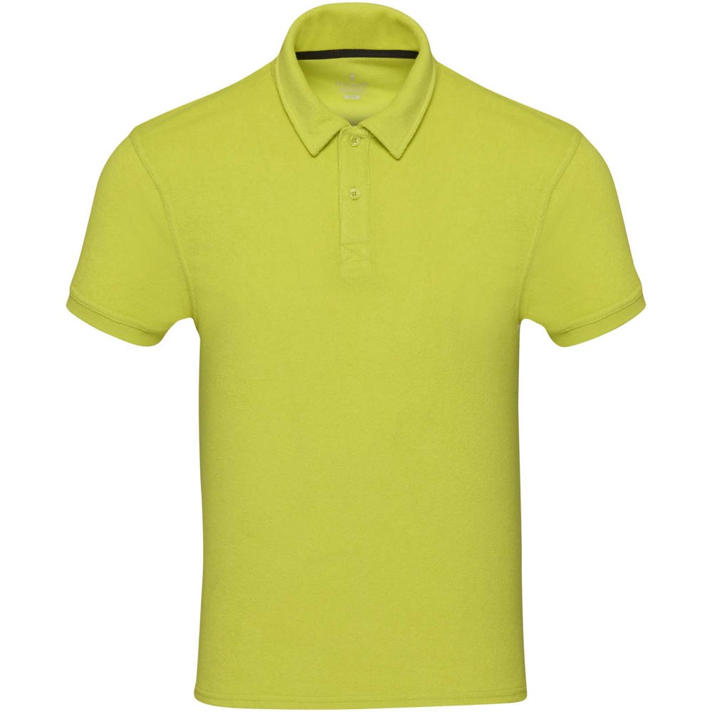 Akoya Poloshirt aus recyceltem Frottee Unisex limone