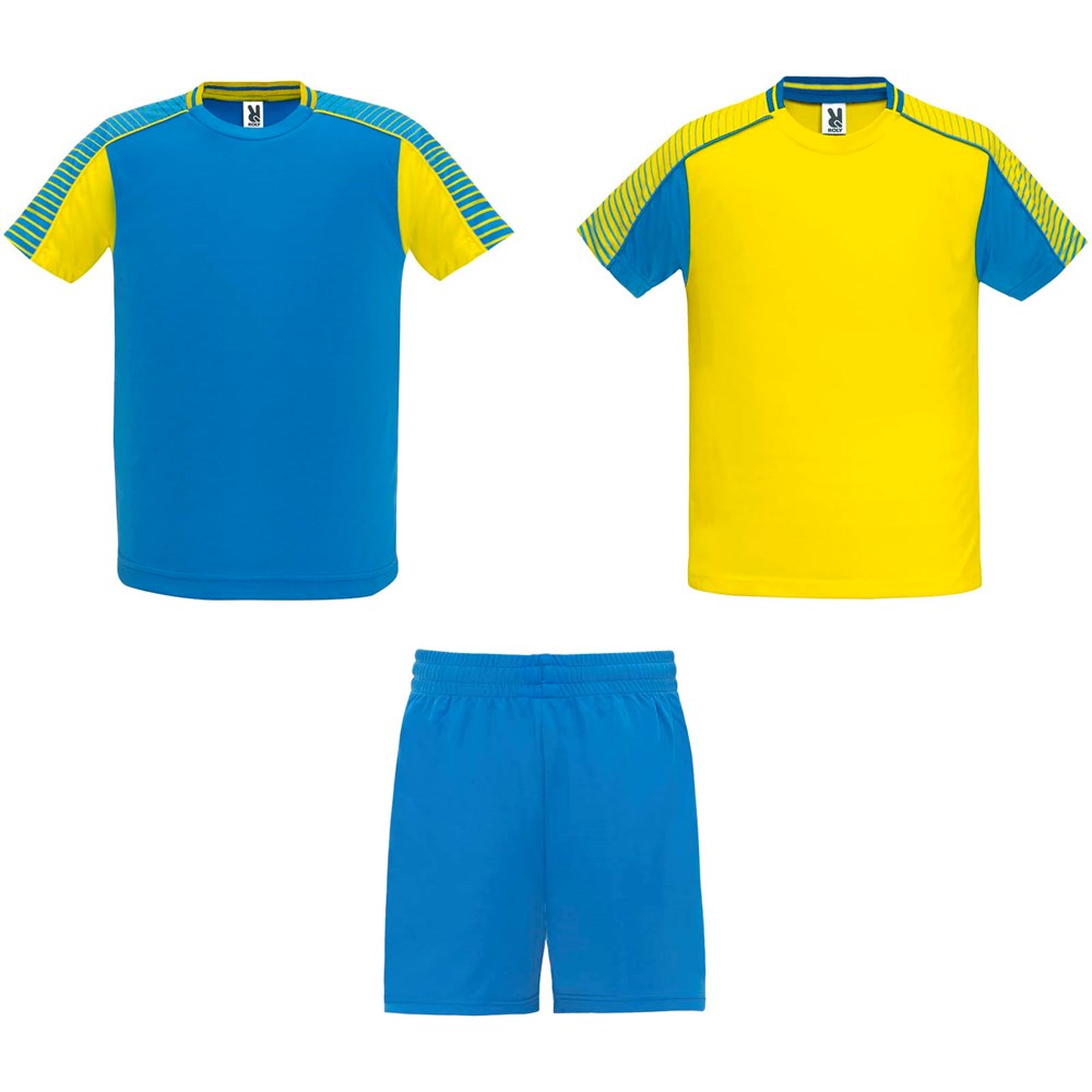 Juve Sport-Set für Kinder gelb, royalblau