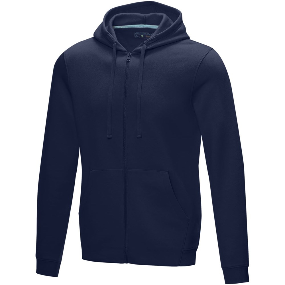 Ruby Hoodie mit durchgehendem Reissverschluss aus Bio-Material für Herren