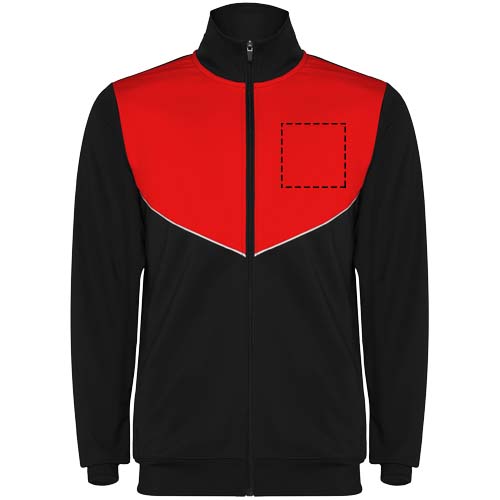 Evans Trainingsanzug Unisex schwarz, rot