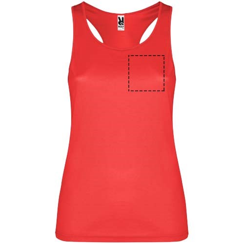 Schura Sport Top für Damen rot