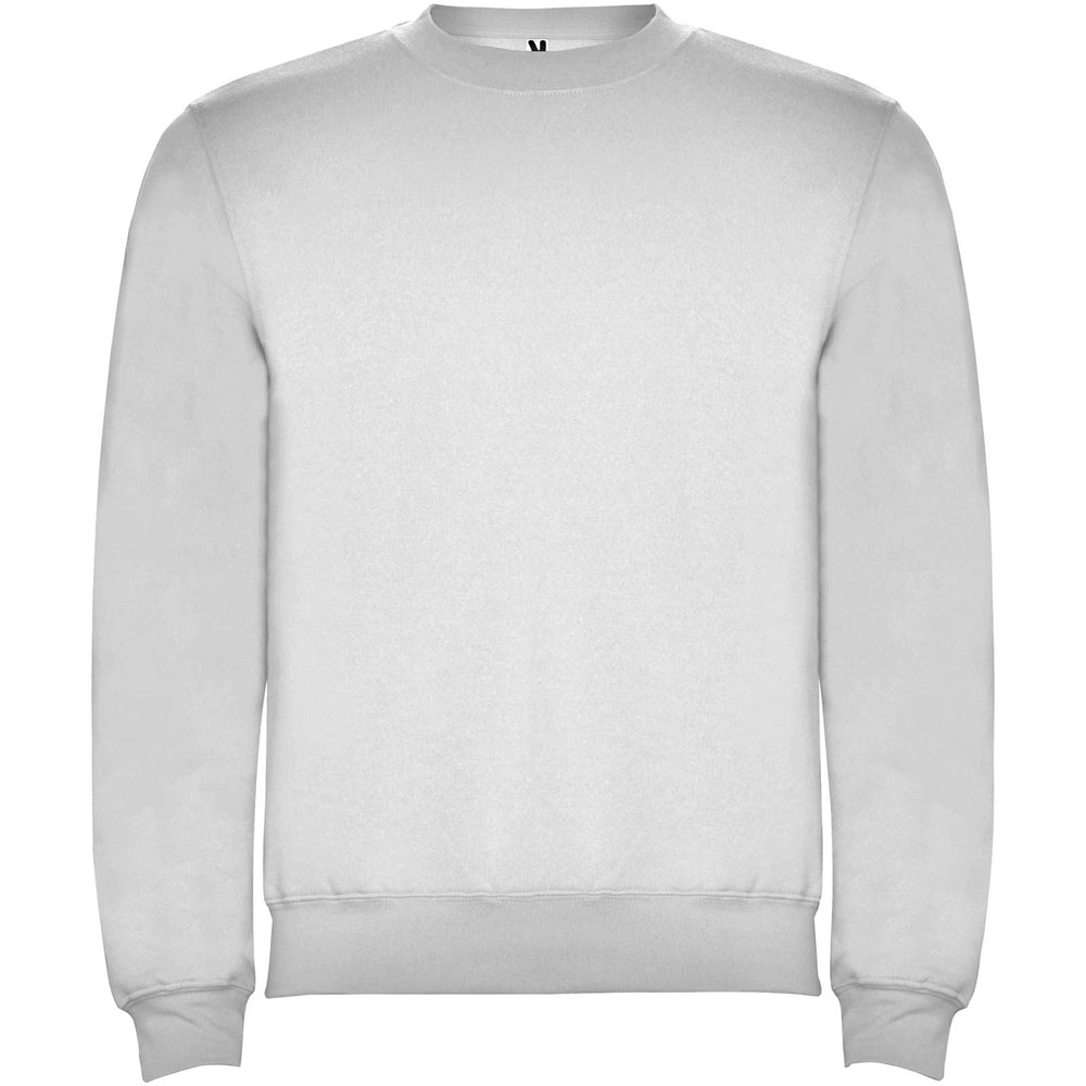 Clasica Sweatshirt mit Rundhalsausschnitt Unisex Ash white melange