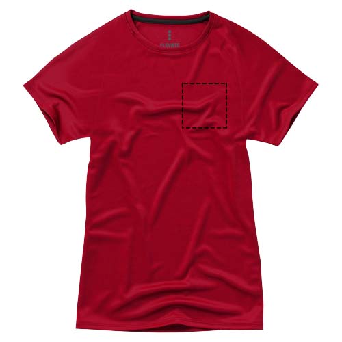 Niagara T-Shirt cool fit für Damen rot