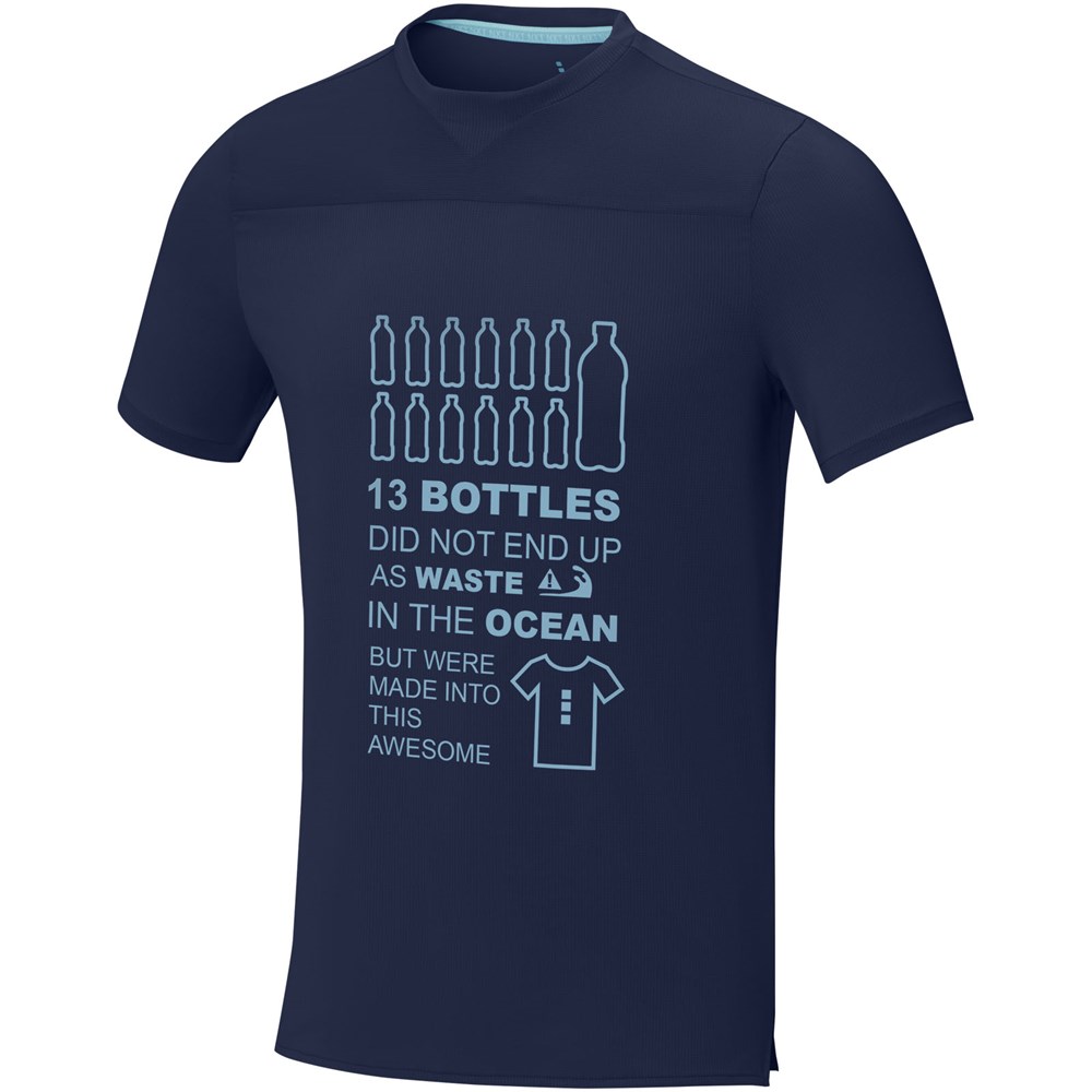 Borax Cool Fit T-Shirt aus recyceltem GRS Material für Herren navy