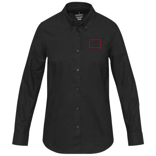 Sphene Oxford Bluse schwarz
