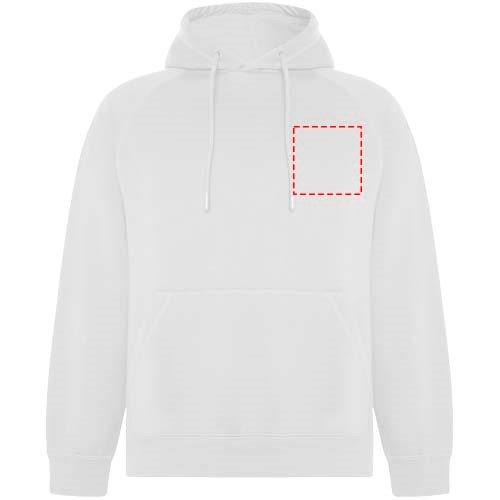 Vinson Kapuzenpullover aus Bio-Baumwolle Unisex weiss