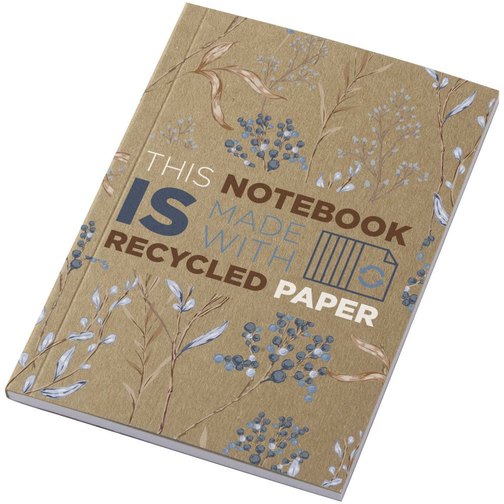 Novella Austen A6 Softcover Notizbuch aus recyceltem Kraftpapier – 50 Blatt