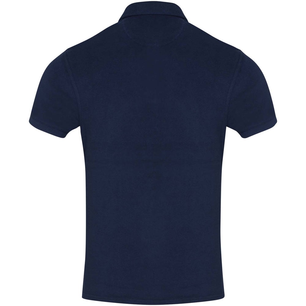 Akoya Poloshirt aus recyceltem Frottee Unisex navy