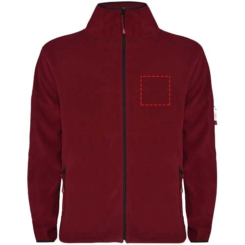 Luciane Microfleecejacke für Herren Garnet