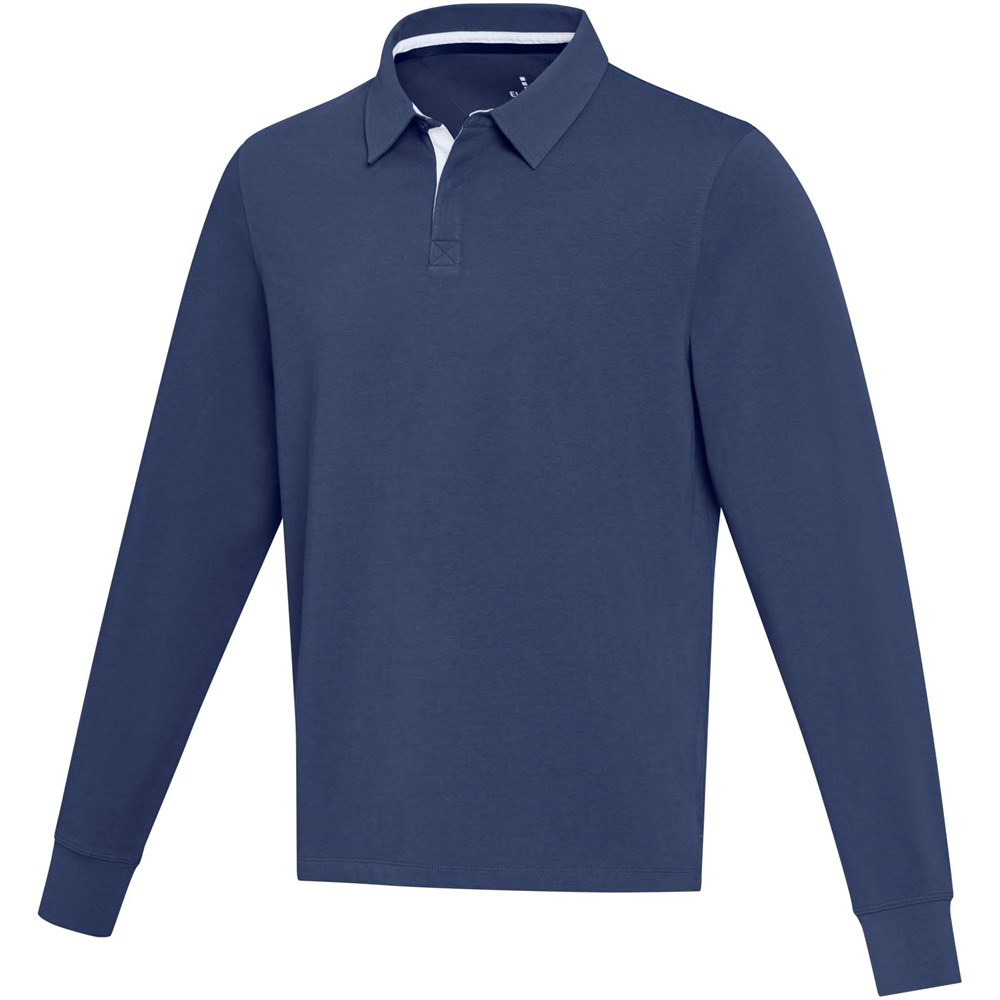 Clyde Rugby Polo Sweatshirt Unisex navy