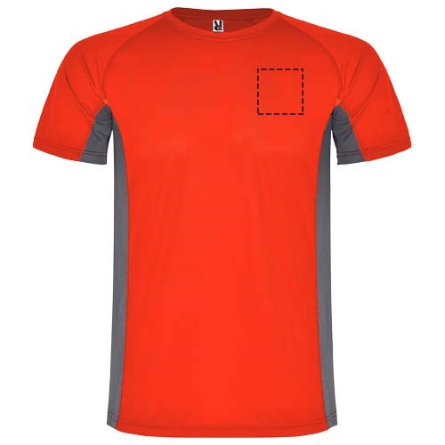 Shanghai Sport T-Shirt für Kinder rot, Dark Lead
